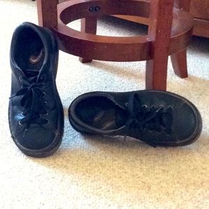 Black Soft Leather Doc Martens